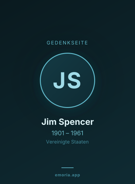 Gedenkportrait von Jim Spencer
