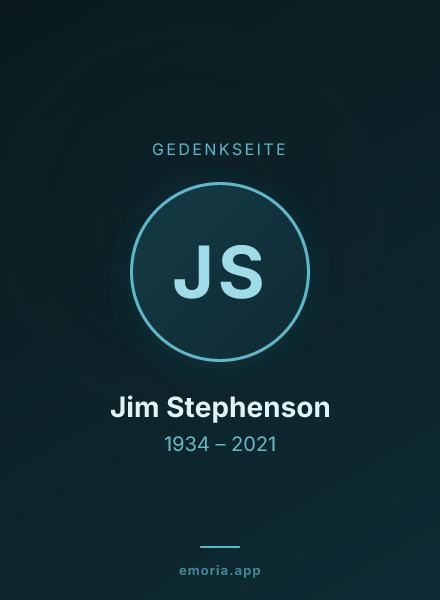Gedenkportrait von Jim Stephenson