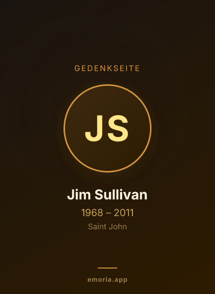 Gedenkportrait von Jim Sullivan