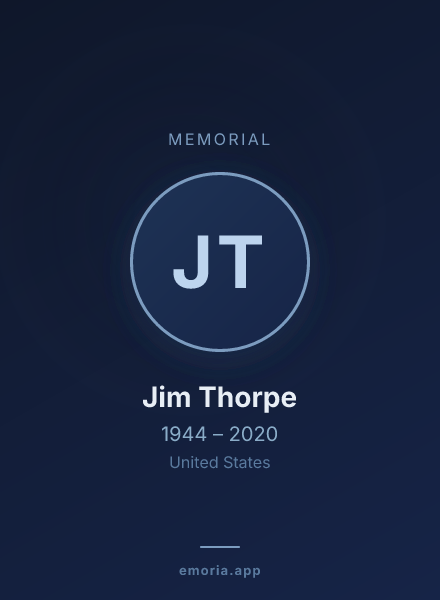 Memorial portrait of Jim Thorpe