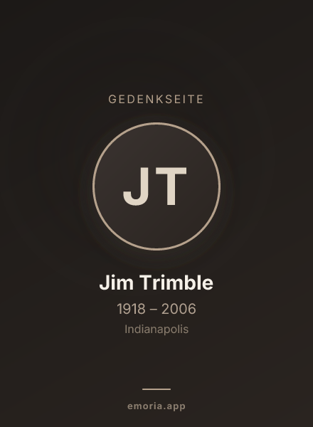 Gedenkportrait von Jim Trimble