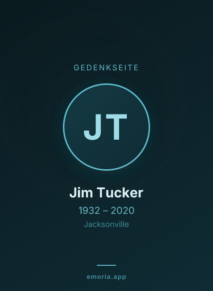 Gedenkportrait von Jim Tucker