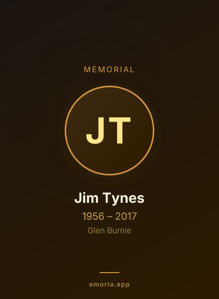 Memorial portrait of Jim Tynes