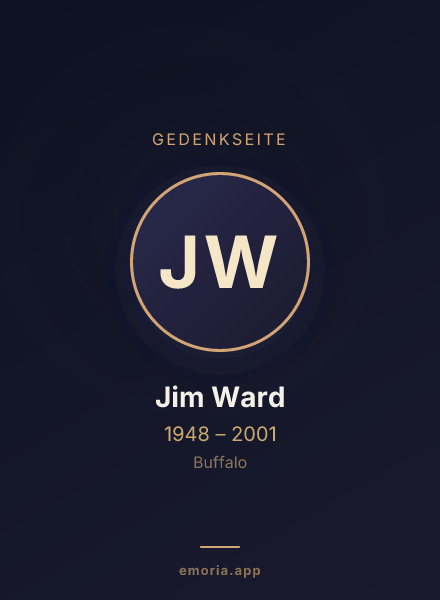 Gedenkportrait von Jim Ward