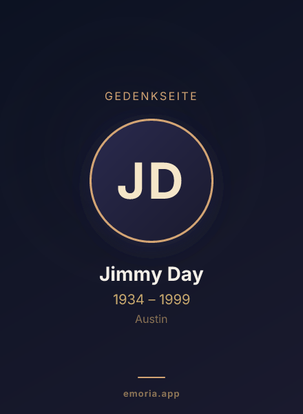 Gedenkportrait von Jimmy Day