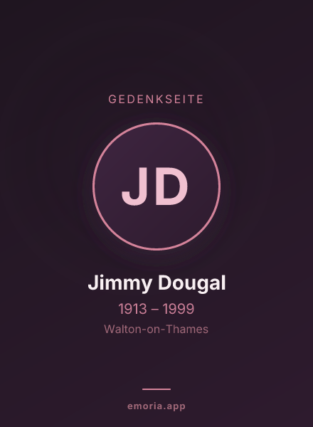Gedenkportrait von Jimmy Dougal