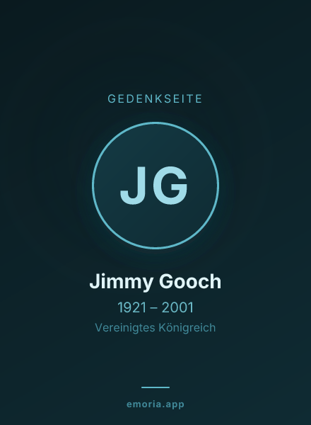 Gedenkportrait von Jimmy Gooch