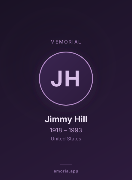 Memorial portrait of Jimmy Hill
