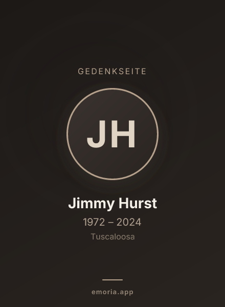 Gedenkportrait von Jimmy Hurst