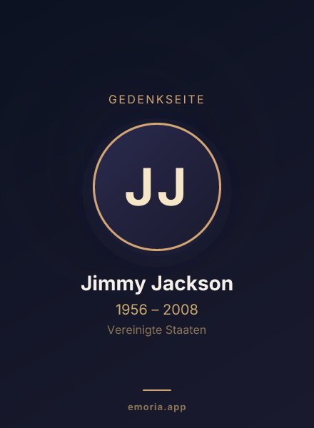Gedenkportrait von Jimmy Jackson
