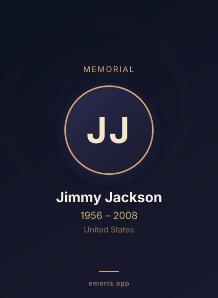 Memorial portrait of Jimmy Jackson