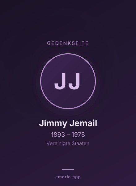 Gedenkportrait von Jimmy Jemail
