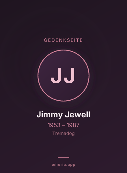 Gedenkportrait von Jimmy Jewell