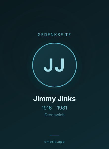 Gedenkportrait von Jimmy Jinks