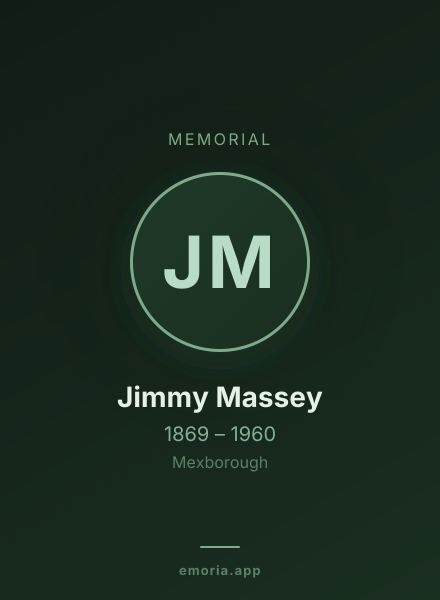Memorial portrait of Jimmy Massey