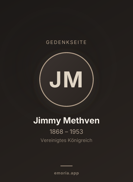Gedenkportrait von Jimmy Methven