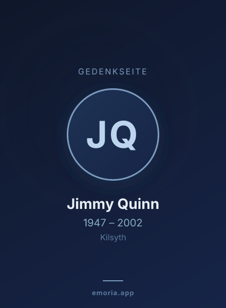 Gedenkportrait von Jimmy Quinn