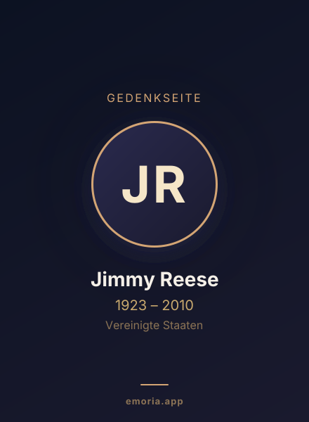Gedenkportrait von Jimmy Reese
