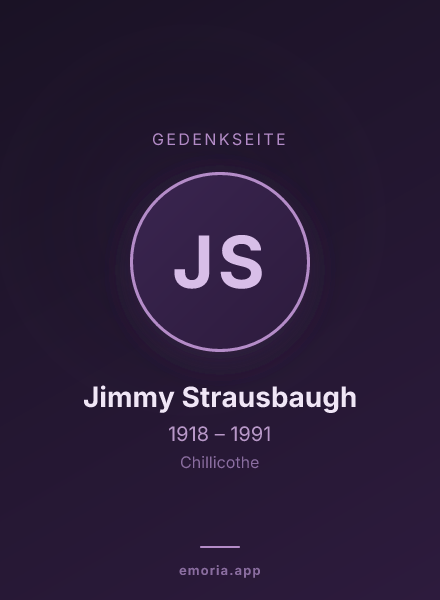 Gedenkportrait von Jimmy Strausbaugh
