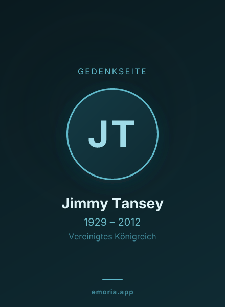 Gedenkportrait von Jimmy Tansey