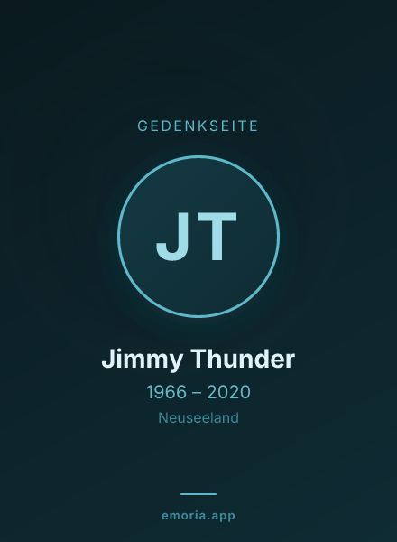 Gedenkportrait von Jimmy Thunder