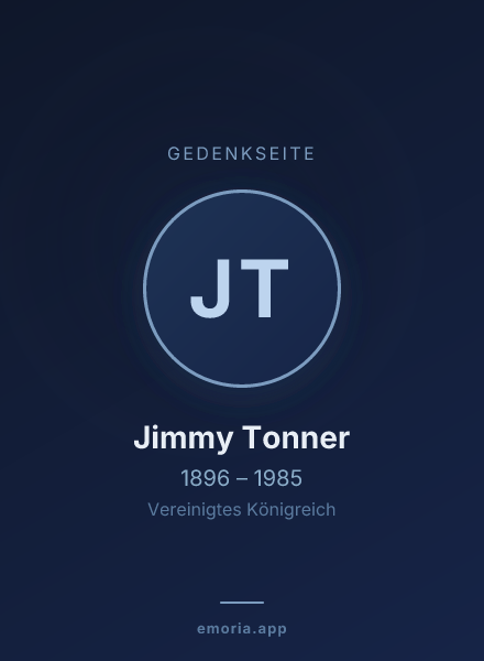 Gedenkportrait von Jimmy Tonner