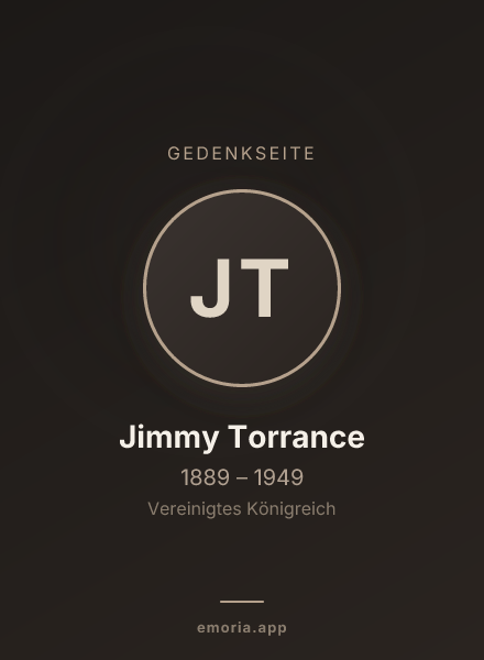 Gedenkportrait von Jimmy Torrance