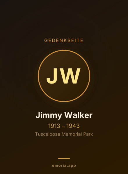Gedenkportrait von Jimmy Walker