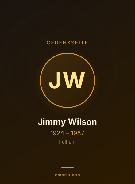 Gedenkportrait von Jimmy Wilson