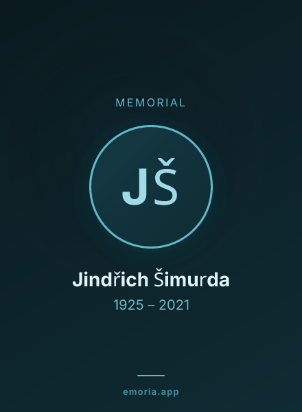 Memorial portrait of Jindřich Šimurda