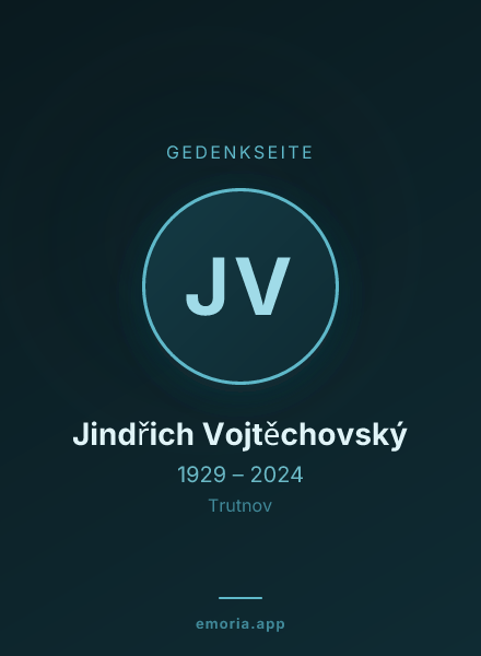 Gedenkportrait von Jindřich Vojtěchovský