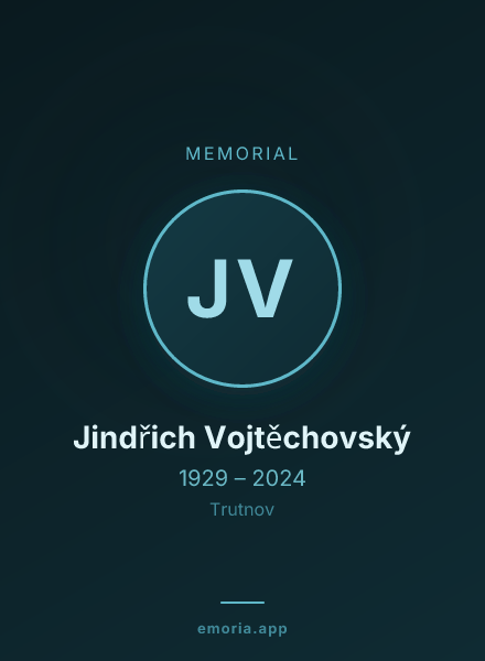 Memorial portrait of Jindřich Vojtěchovský