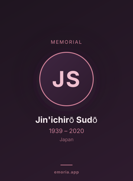 Memorial portrait of Jin'ichirō Sudō
