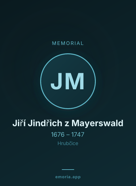 Memorial portrait of Jiří Jindřich z Mayerswald