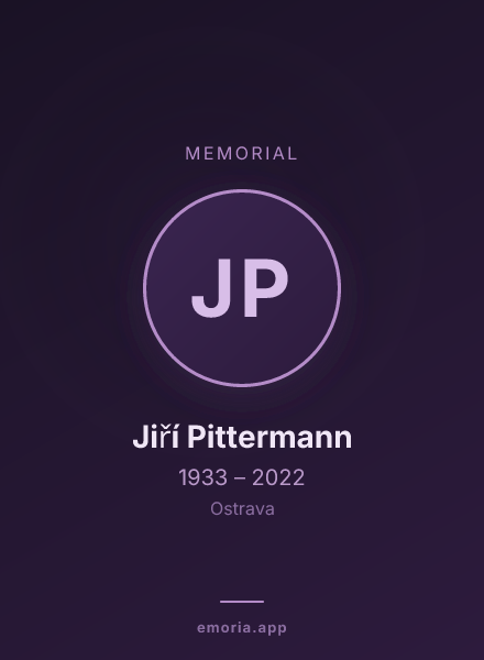 Memorial portrait of Jiří Pittermann