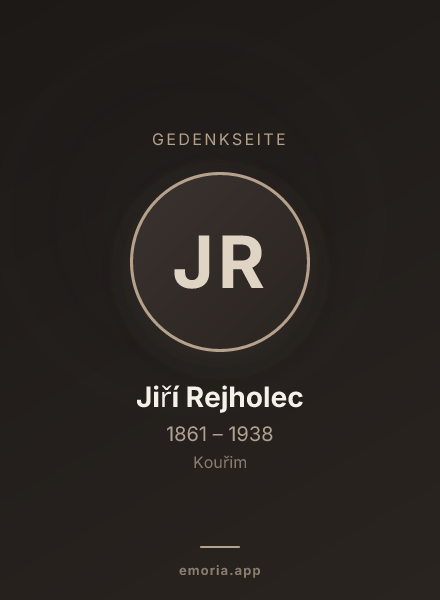 Gedenkportrait von Jiří Rejholec