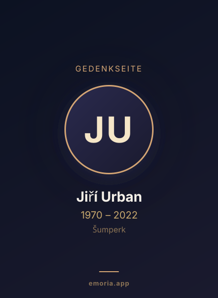 Gedenkportrait von Jiří Urban