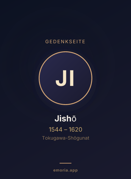 Gedenkportrait von Jishō