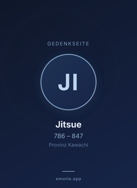 Gedenkportrait von Jitsue