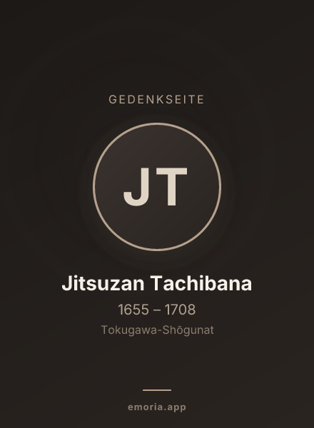 Gedenkportrait von Jitsuzan Tachibana