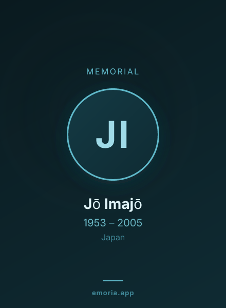 Memorial portrait of Jō Imajō