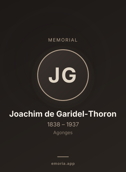 Memorial portrait of Joachim de Garidel-Thoron