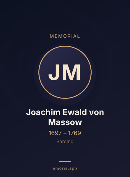 Memorial portrait of Joachim Ewald von Massow