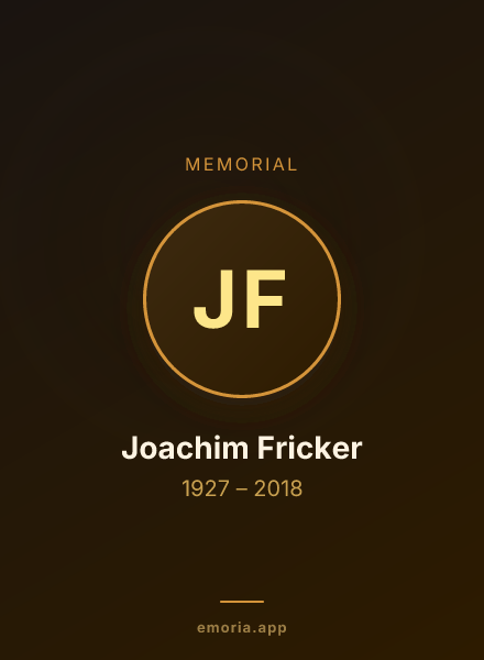 Memorial portrait of Joachim Fricker