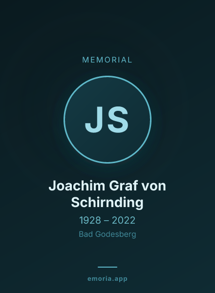 Memorial portrait of Joachim Graf von Schirnding
