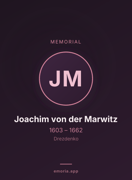 Memorial portrait of Joachim von der Marwitz