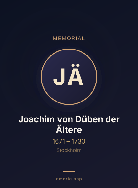 Memorial portrait of Joachim von Düben der Ältere