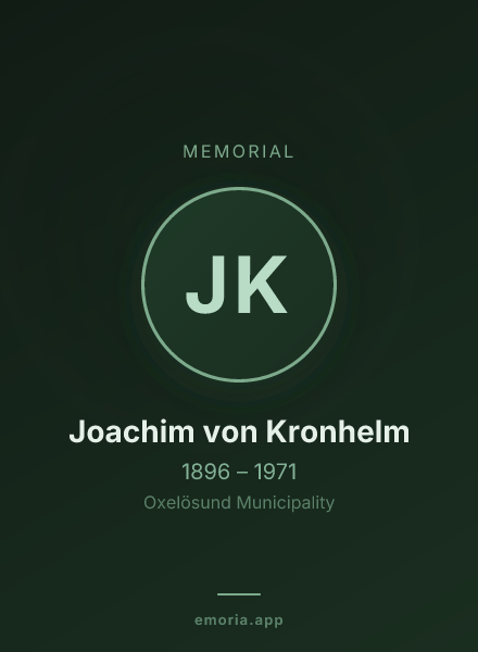 Memorial portrait of Joachim von Kronhelm