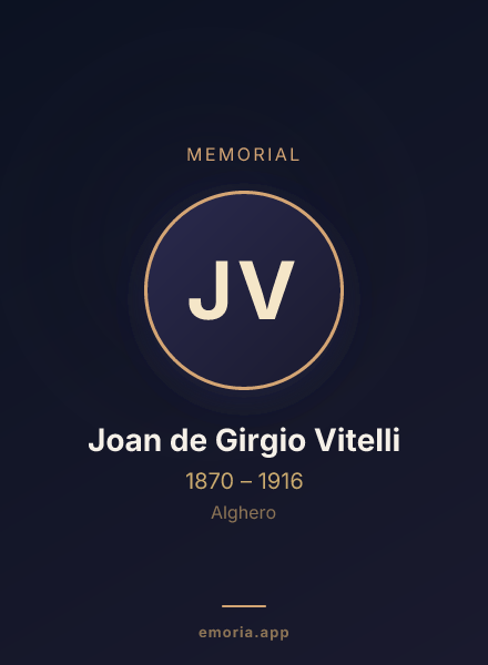 Memorial portrait of Joan de Girgio Vitelli