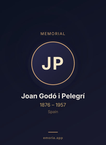 Memorial portrait of Joan Godó i Pelegrí